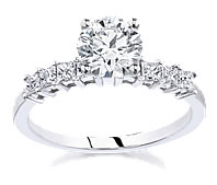  diamond engagement ring side diamonds