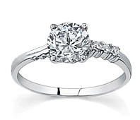  diamond engagement ring side diamonds