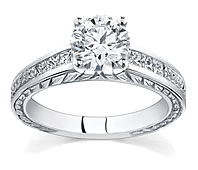  diamond engagement ring side diamonds