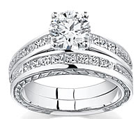  platinum diamond wedding rings