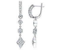  diamond drop earrings