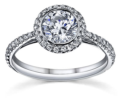  luseen french pave diamond engagement rings