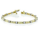 gold diamond tennis bracelets