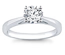 gold diamond solitaire rings