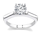 gold diamond solitaire rings