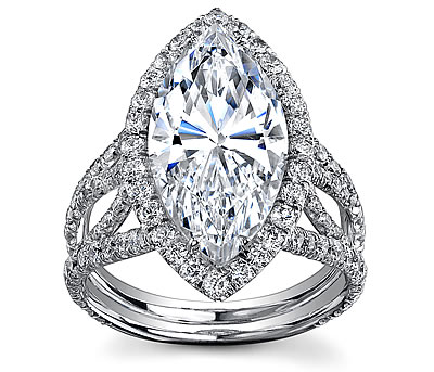 gold diamond engagement ring side diamonds