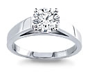 gold diamond solitaire rings