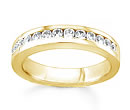 gold ladies diamond wedding rings