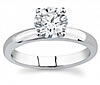 Solitaire Platinum Floating Diamond Setting